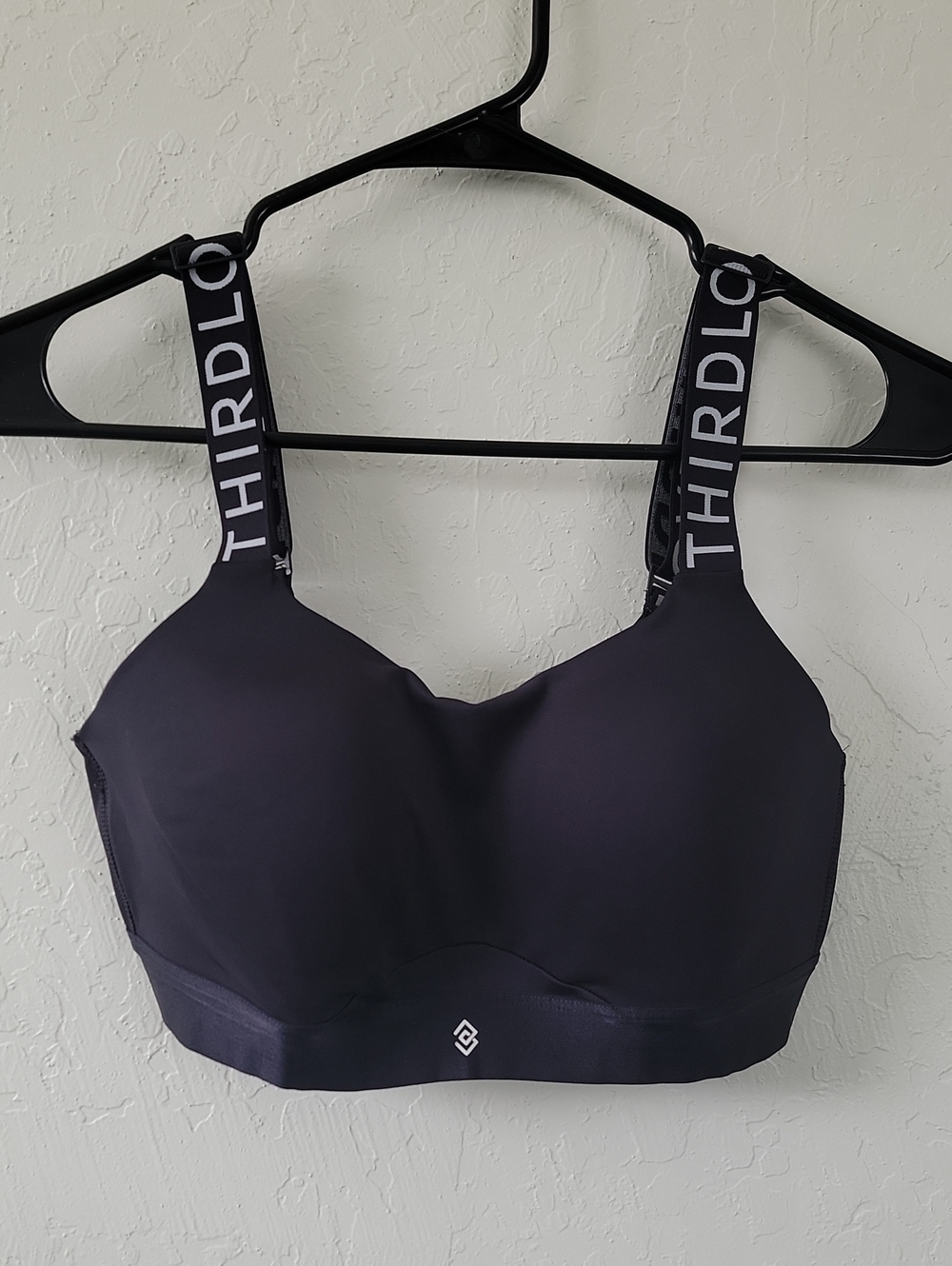 Thirdlove Kinetic Sports Bra X Back Adjustable Straps Black 34D